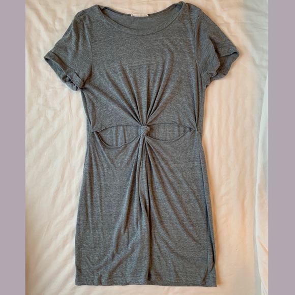cutout tshirt dress